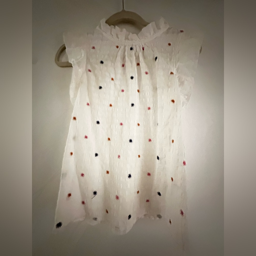 THML Pink and White Heart Pattern Blouse
